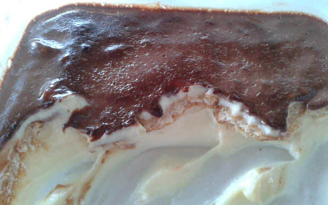 Pavê preto e branco