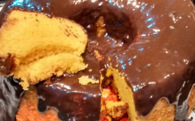 Bolo de cenoura fofinho