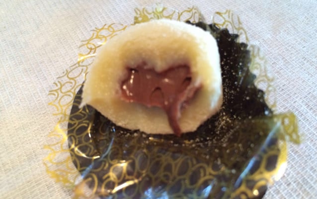 Brigadeiro de leite em pó com creme de avelã