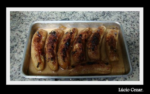 Bananas ao forno