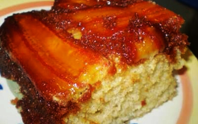 Bolo torta de banana fácil