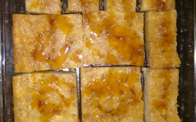 Pudim de pão de padaria caseiro