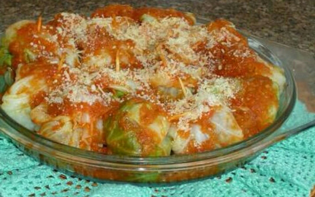 Trouxinhas de repolho