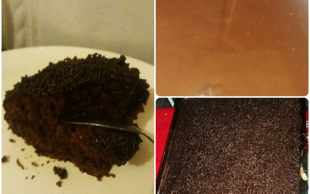 Bolo de chocolate muito fofo