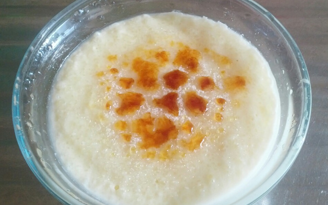 Creme de tapioca com coco