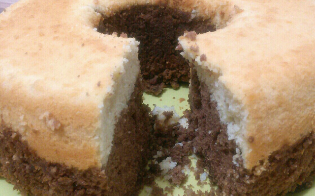 Bolo mármore para lanche