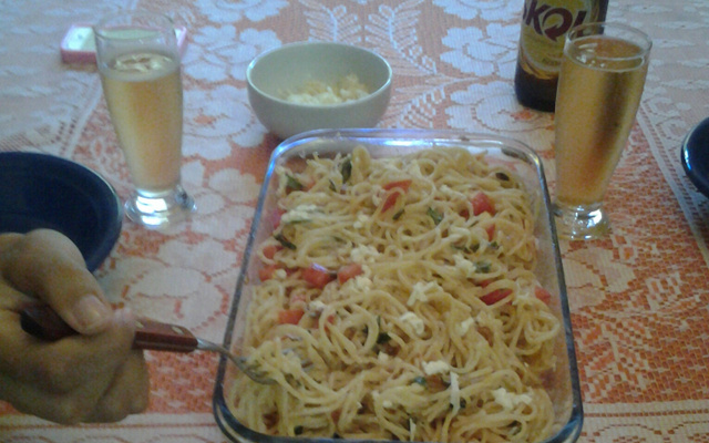 Spaghetti alho & óleo ala Mafiosa
