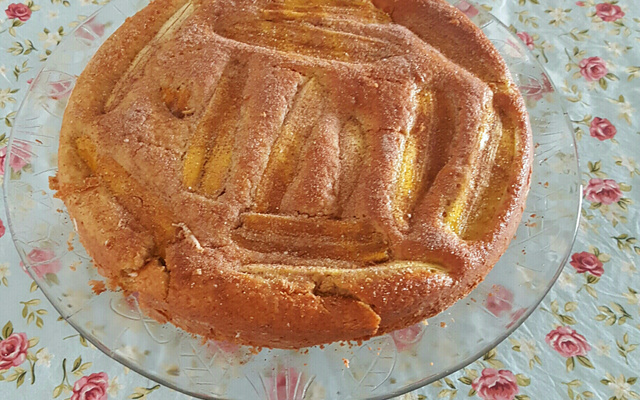 Bolo de banana da terra