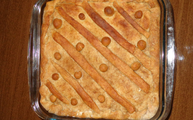 Torta de ricota com brócolis