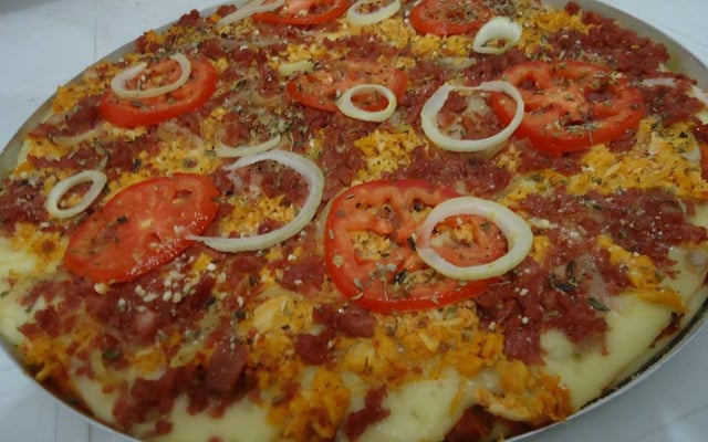 Pizza de liquidificador especial e prática