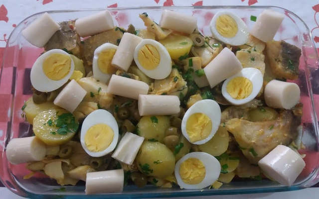 Bacalhau com batatas fácil