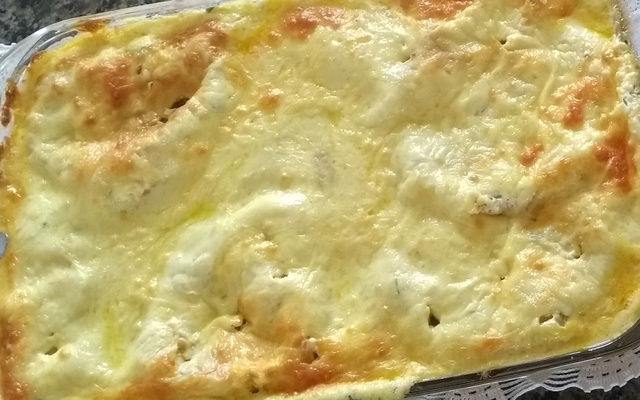 Lasanha de bacalhau - maravilhosa