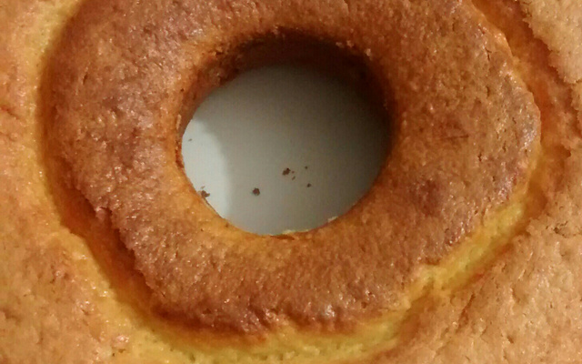 Bolo de fubá com iogurte