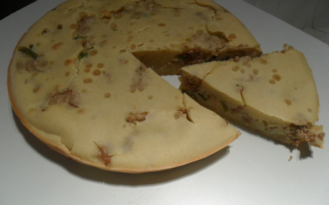 Bolo de Banana com recheio de Nutella