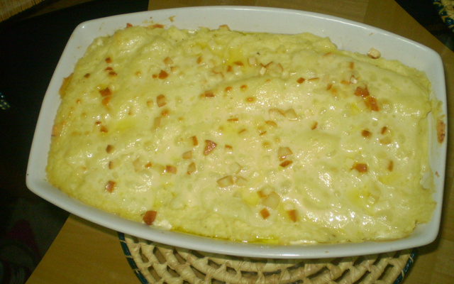 Escondidinho de peito de perú