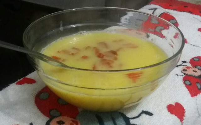 Sopa creme de mandioquinha