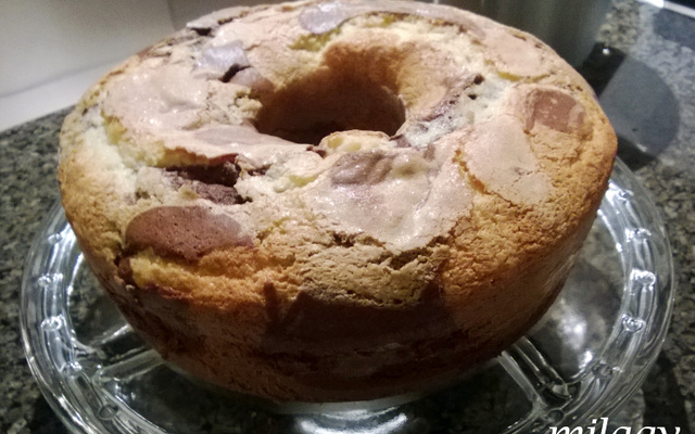 Bolo mármore fácil