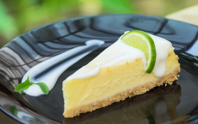 Cheesecake de limão sem forno