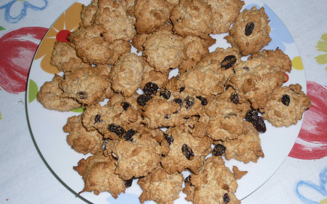 Cookie de aveia e mel