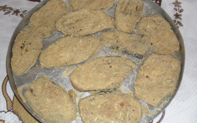 Berinjela assada empanada da Nane