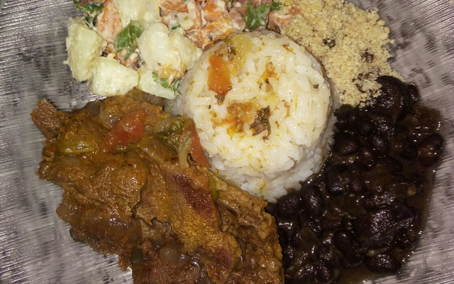 Bisteca de porco à minha moda na panela de pressão)