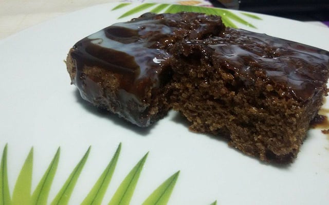 Bolo de chocolate e canela de liquidificador