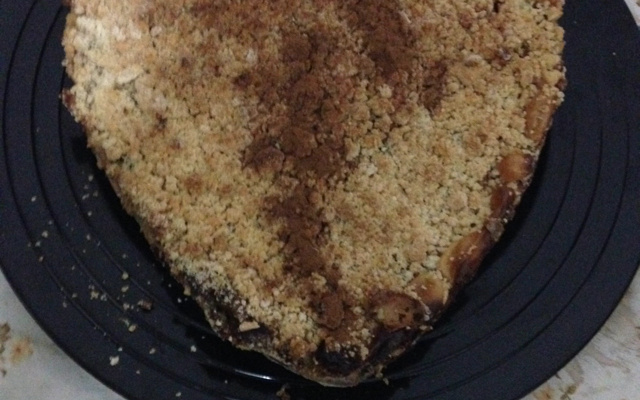 Bolo farofa de banana