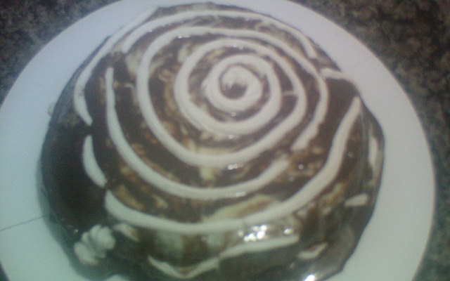 Torta gelada de chocolate e maracujá