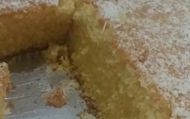 Bolo de farinha de milho