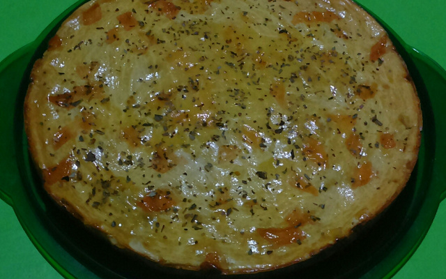 Torta de frango de liquidificador prática