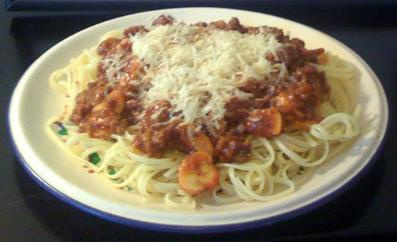 Espaguete à bolonhesa