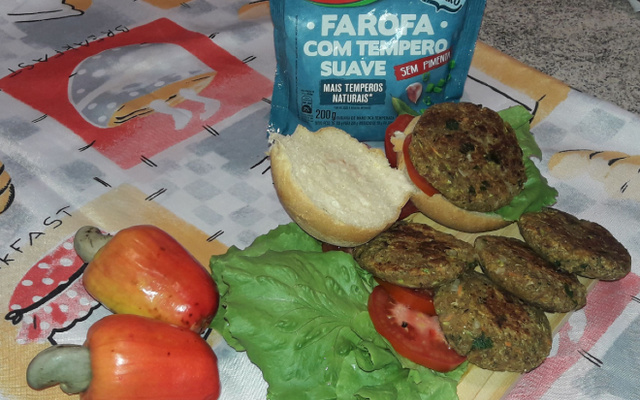 Hambúrguer funcional da tia Nina