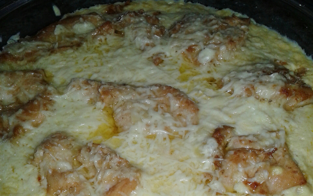 Filé de frango ao creme de milho