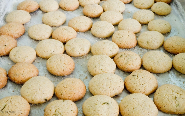 Biscoitinho crocante de limão