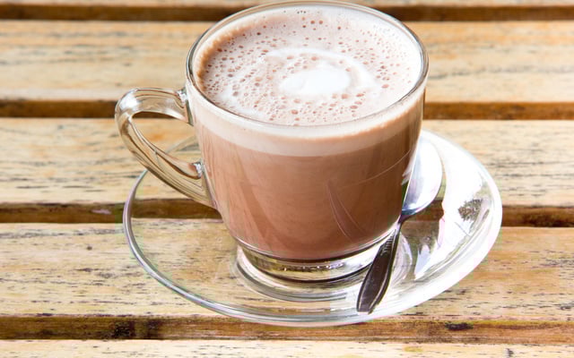 Chocolate quente com conhaque