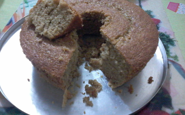 Bolo rápido de maçã no liquidificador