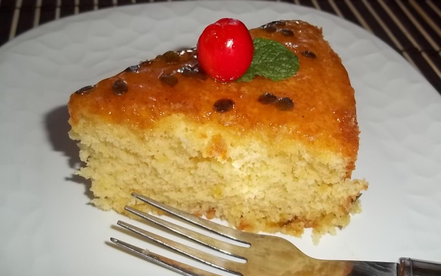 Bolo de maracujá
