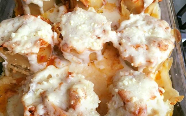 Rondelli de frango com catupiry