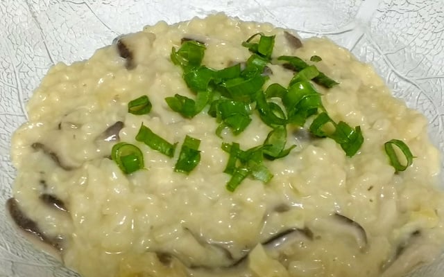 Risoto de shitake