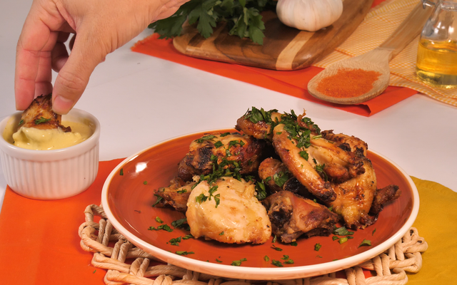 Frango frito na panela de pressão 