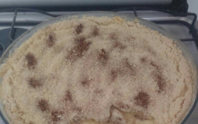 Bolo farofa de banana