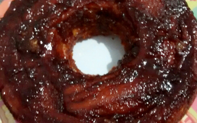 Torta de banana espumante