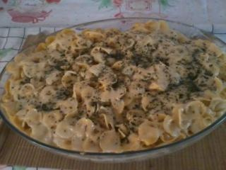 Macarrão com molho 4 queijos