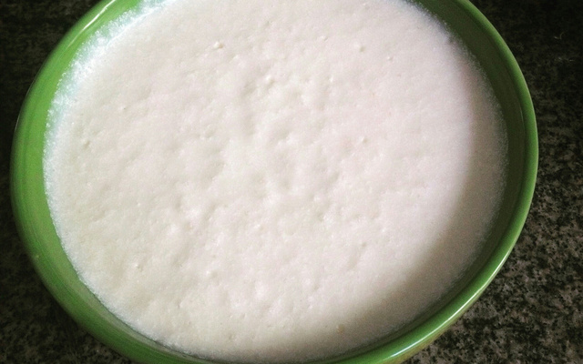 Creme de leite caseiro sem gordura