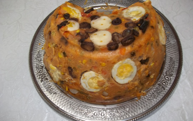 Cuscuz paulista de frango macio