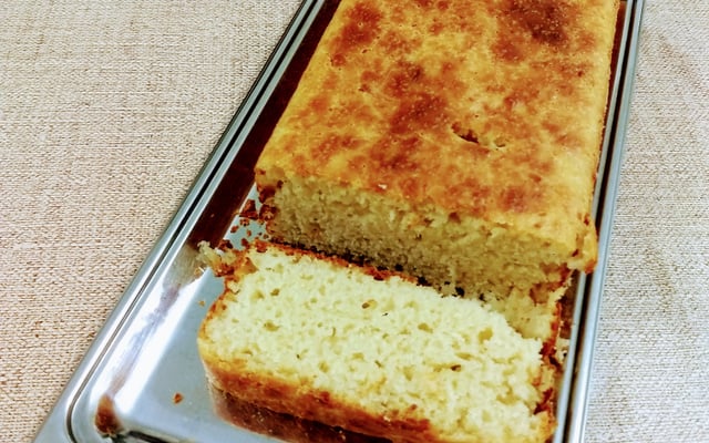 Pão caseiro de queijo parmesão