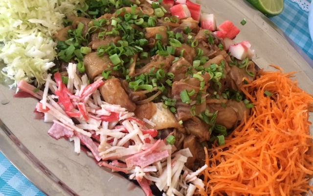 Sashimi à moda do Brasileiro