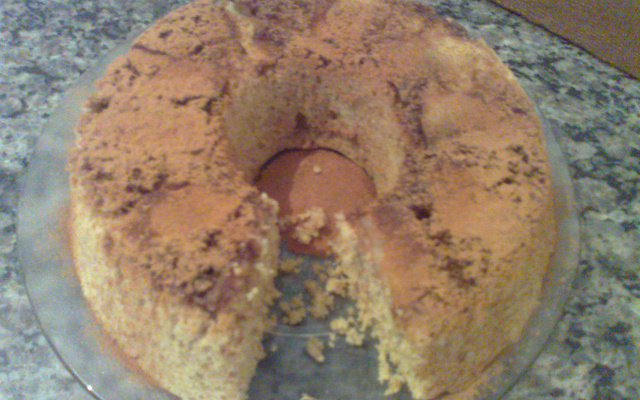 Bolo saudável de banana e maçã