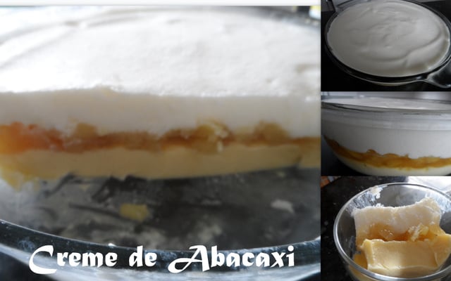 Creme de abacaxi