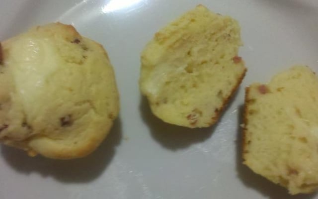 Cupcake salgado de calabresa